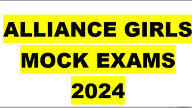 ALLIANCE GIRLS MOCK EXAMS 2024