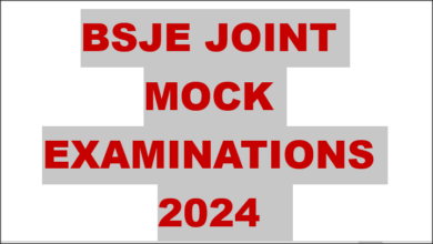 BSJE JOINT MOCK EXAMINATIONS 2024