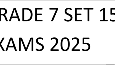 GRADE 7 SET 15 EXAMS 2025