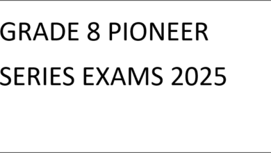 GRADE 8 PIONEER SERIES EXAMS 2025