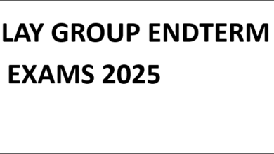 PLAY GROUP ENDTERM 2 EXAMS 2025