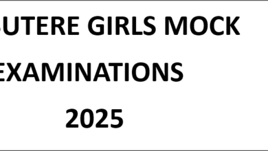 BUTERE GIRLS MOCK EXAMINATIONS 2025