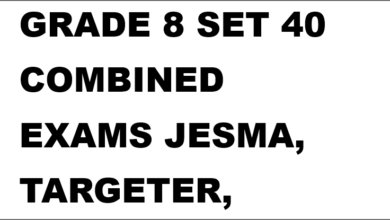 GRADE 8 SET 40 COMBINED EXAMS JESMA, TARGETER, SIGNAL, DISTINCTION AND STEP FLYER 2025