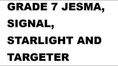 GRADE 7 JESMA, SIGNAL, STARLIGHT AND TARGETER EXAMS 2025