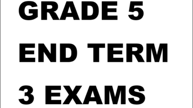 GRADE 5 END TERM 3 EXAMS Q$A 2025