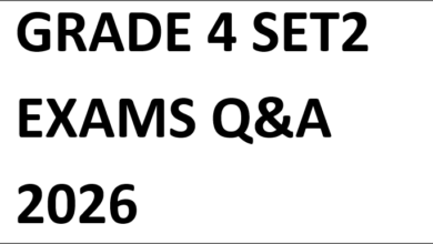 GRADE 4 SET2 EXAMS Q&A 2026