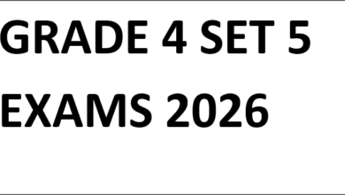 GRADE 4 SET 5 EXAMS 2026