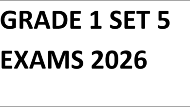 GRADE 1 SET 5 EXAMS 2026