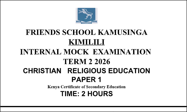 KAMUSINGA MOCK EXAMS 2026